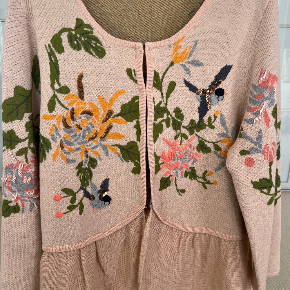 Anthropologie “Peplum Is IN” Knit Top